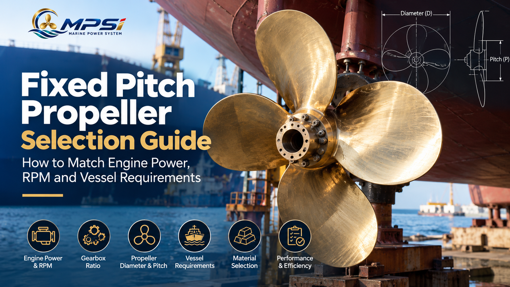 Fixed Pitch Propeller Selection Guide: How to Match Engine Power, RPM and Vessel Requirements