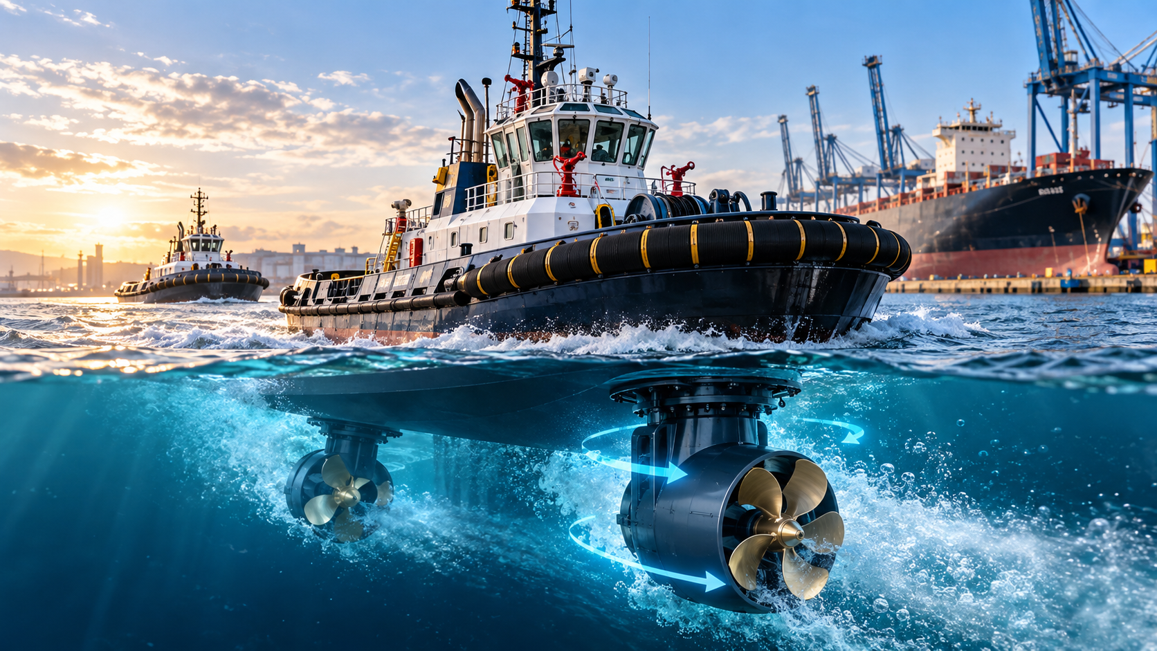 How to Select the Right Azimuth Thruster for a Tugboat
