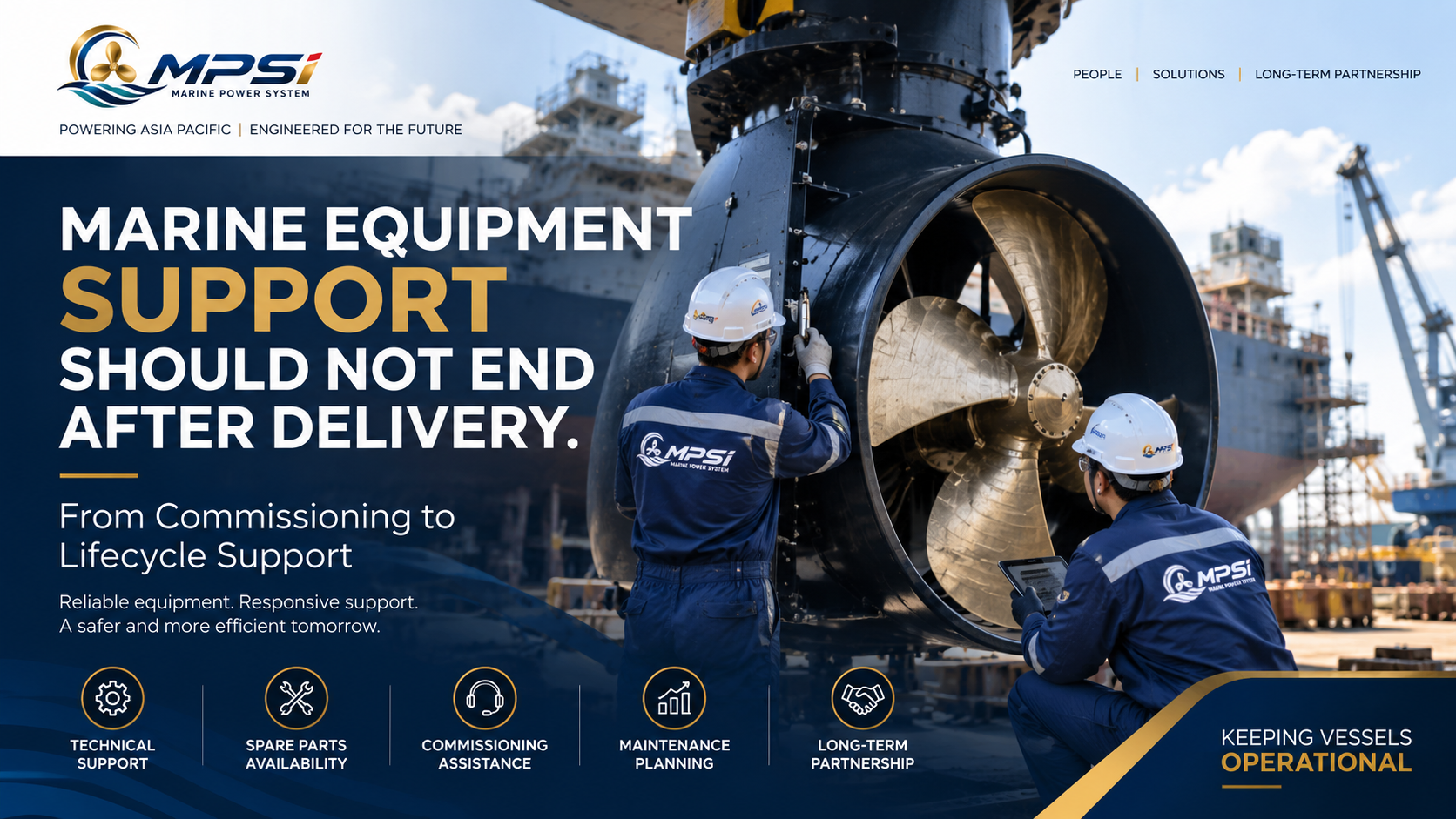 Marine Equipment Support Should Not End After Delivery: Why Lifecycle Support Matters